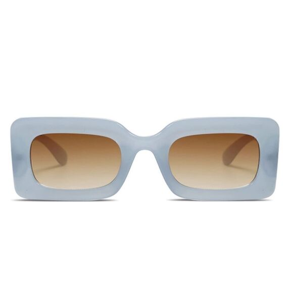 Baby Blue Chunky Square Sunglasses main image 4